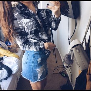 Black and White Flannel!